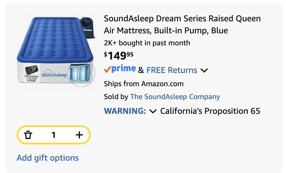 Air Mattress review