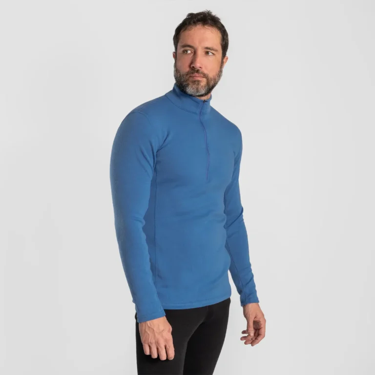 Arms Of Andes Alpaca Men’s Alpaca Wool Base Layer Half-Zip