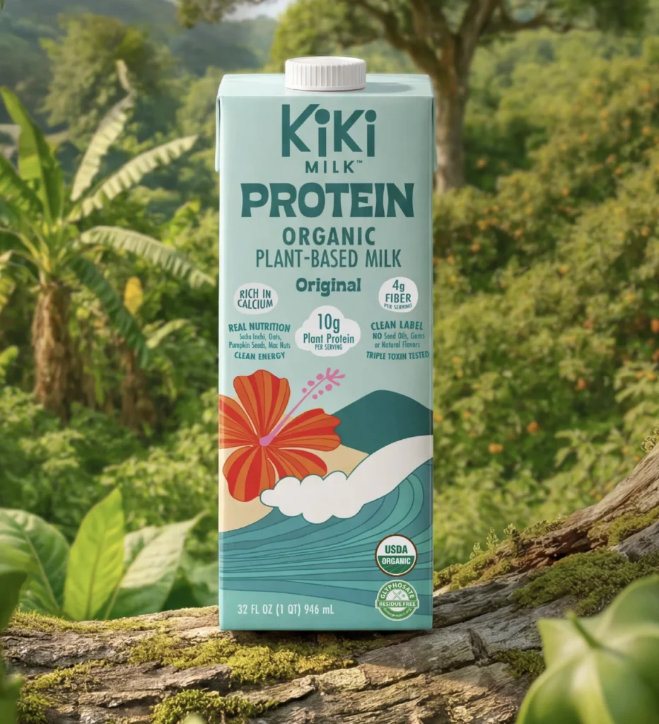 Kiki Milk, organic high protein, dairy-free, plant-based milk for kids