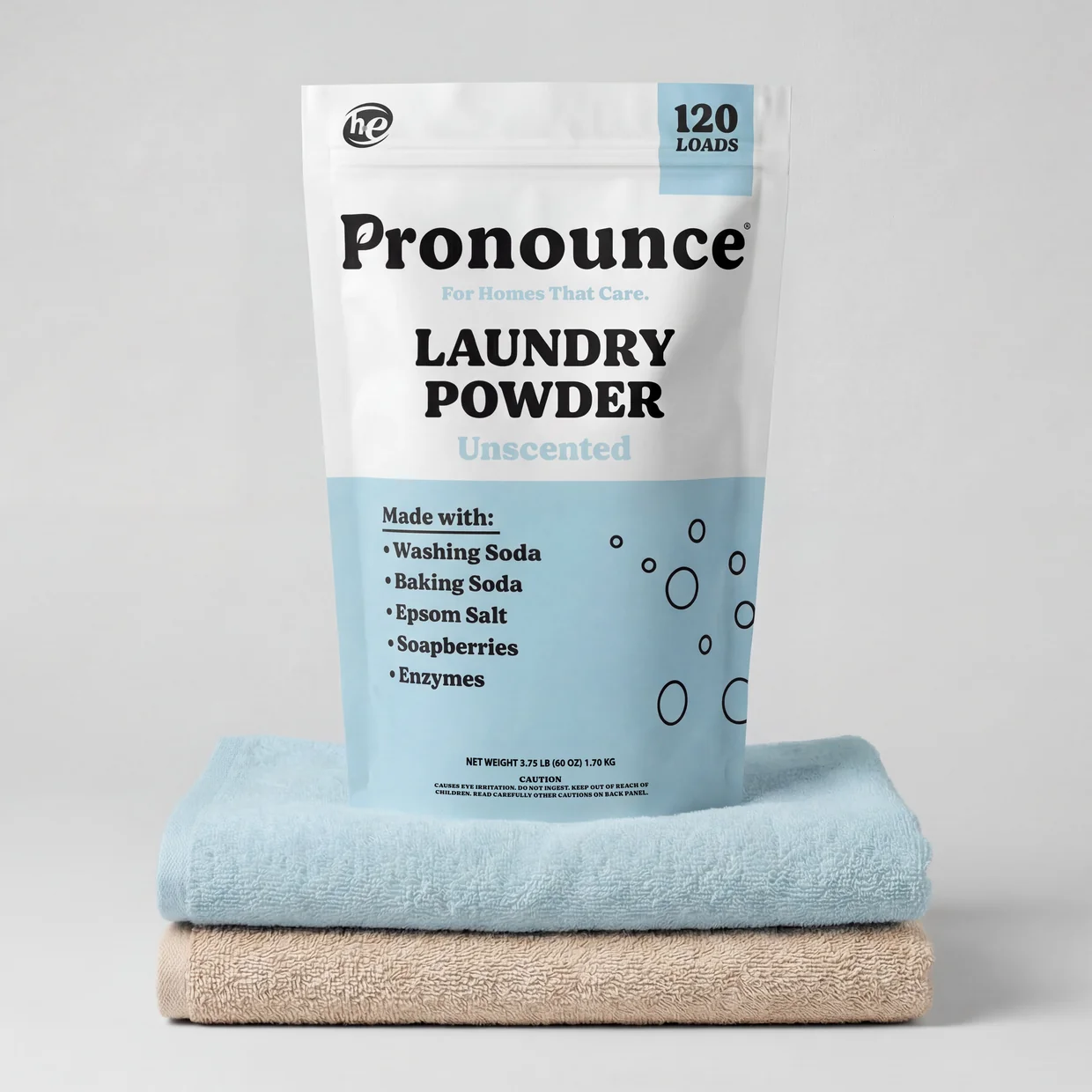 Pronounce Laundry Powder Unscented review and discount