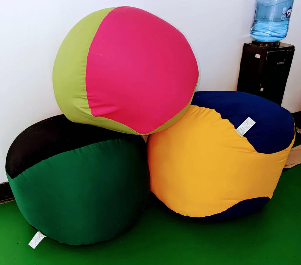 White Lotus Kapok Bean Bag, organic bean bag